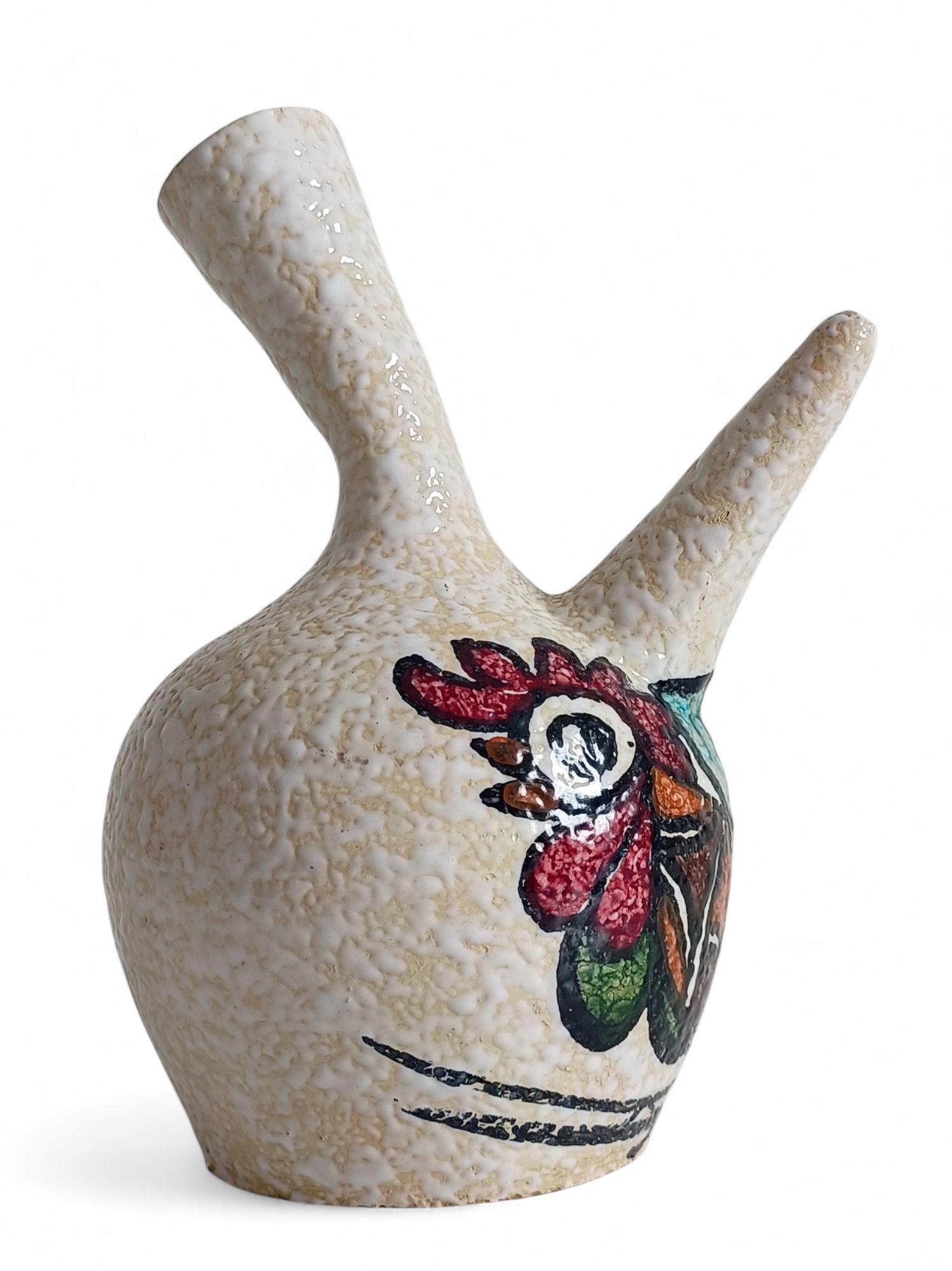 Vintage Picasso Stil Spanisch Studio Keramik Porron, 1960er Jahre im Angebot 1