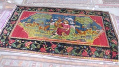 Vintage Pictorial Karabagh with Deer circa 1940's
