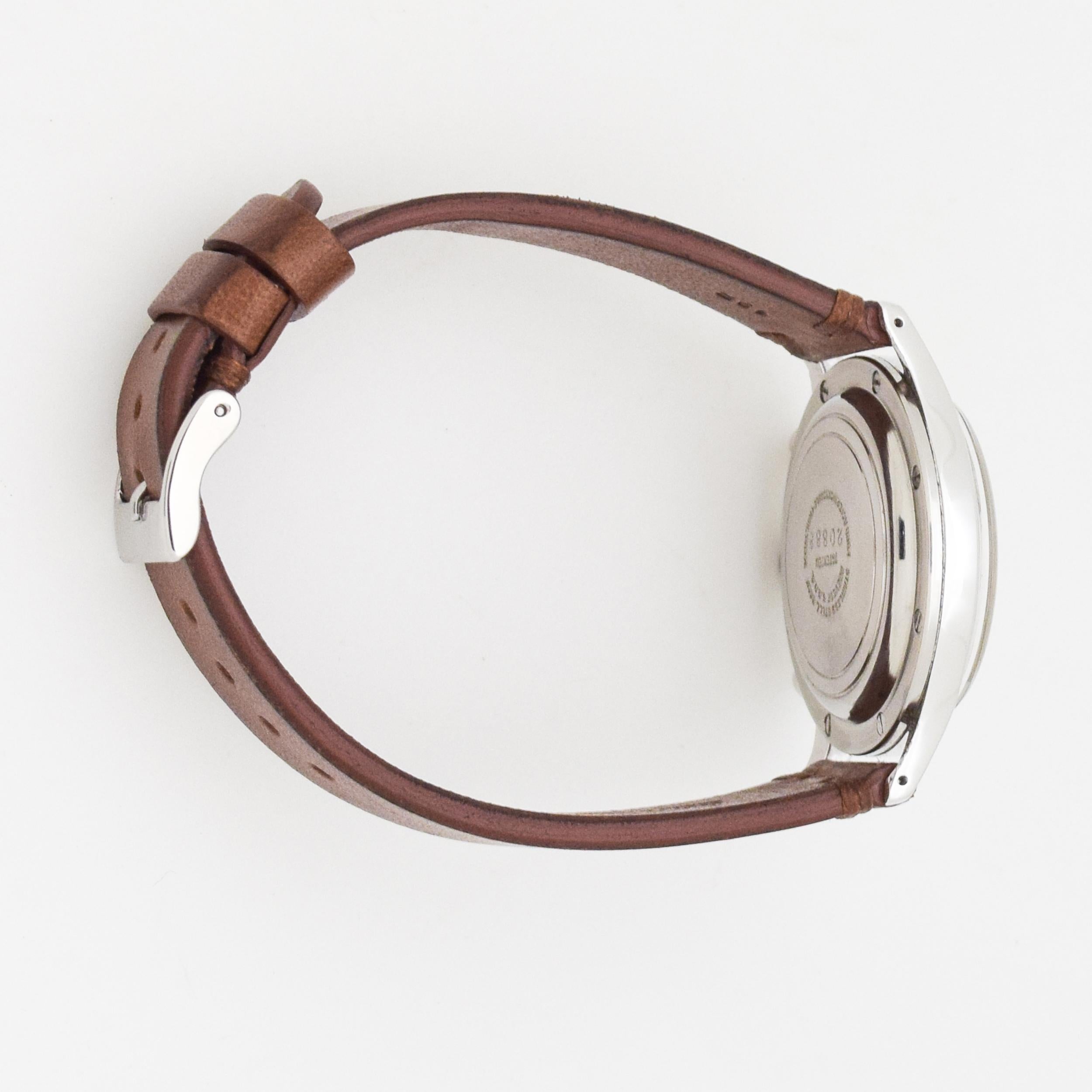  Montre chronographe Pierce vintage en chrome et acier inoxydable, années 1960-1970 Unisexe 
