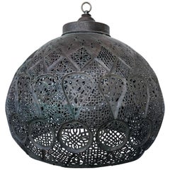 Antique Pierced Moroccan Chandelier
