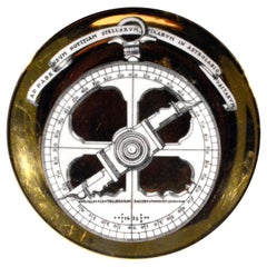 Vintage Piero Fornasetti Porcelain Astrolabe Plate