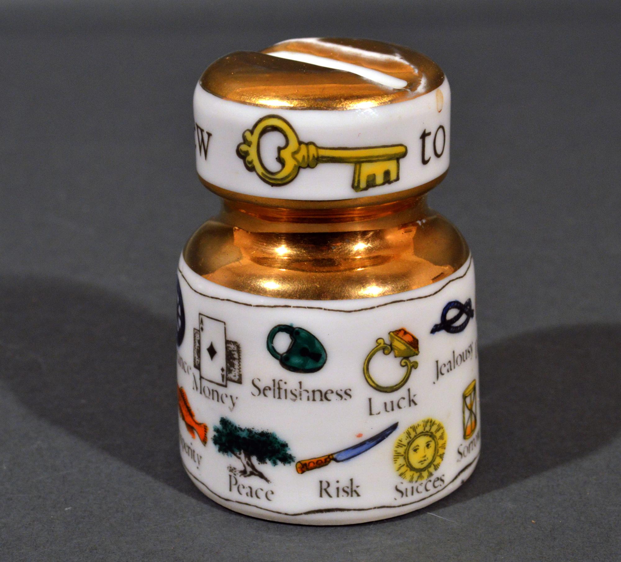 Fermacarte isolante d'epoca Piero Fornasetti - 