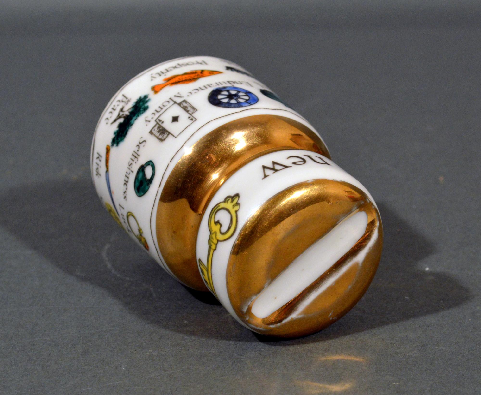Fermacarte isolante d'epoca Piero Fornasetti - 