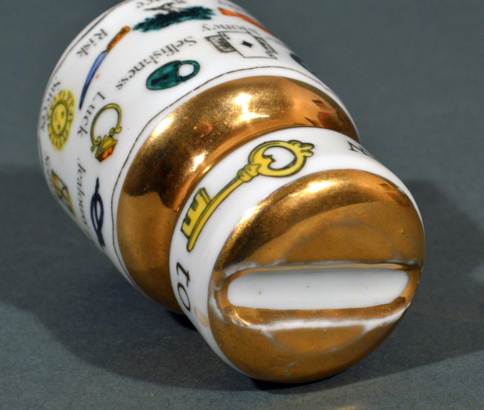 Fermacarte isolante d'epoca Piero Fornasetti - 