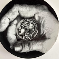 Vintage Piero Fornasetti Nummus "Coin" Collector Plate Made In Italy