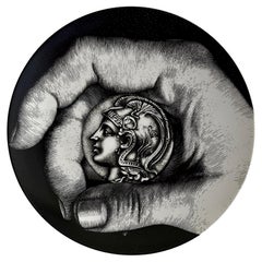 Vintage Piero Fornasetti Nummus "Coin" Collector Plate Made In Italy