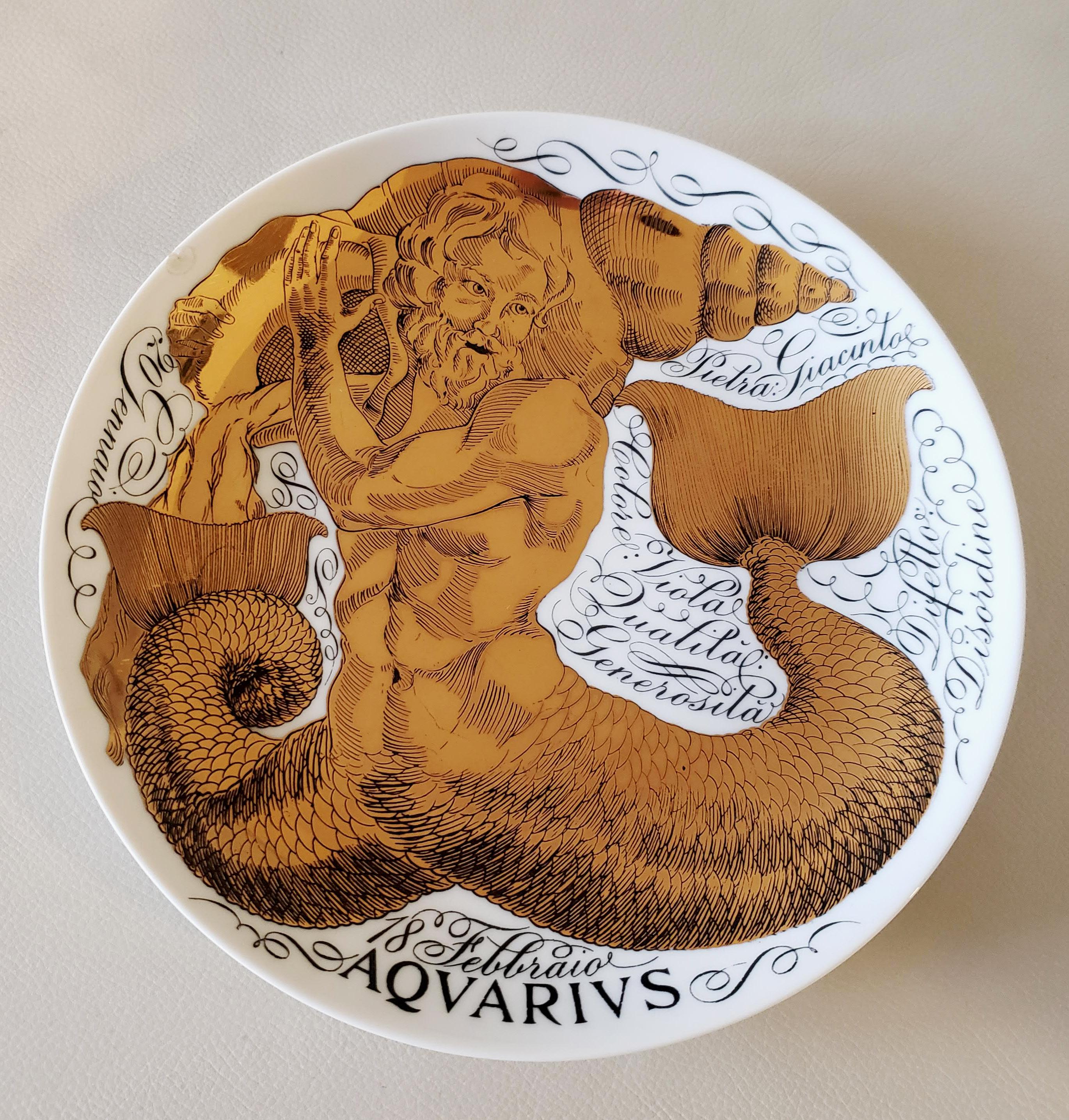 zodiac dinner plates