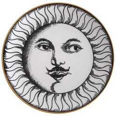 Vintage Piero Fornasetti Soli E Lune Pattern Plate