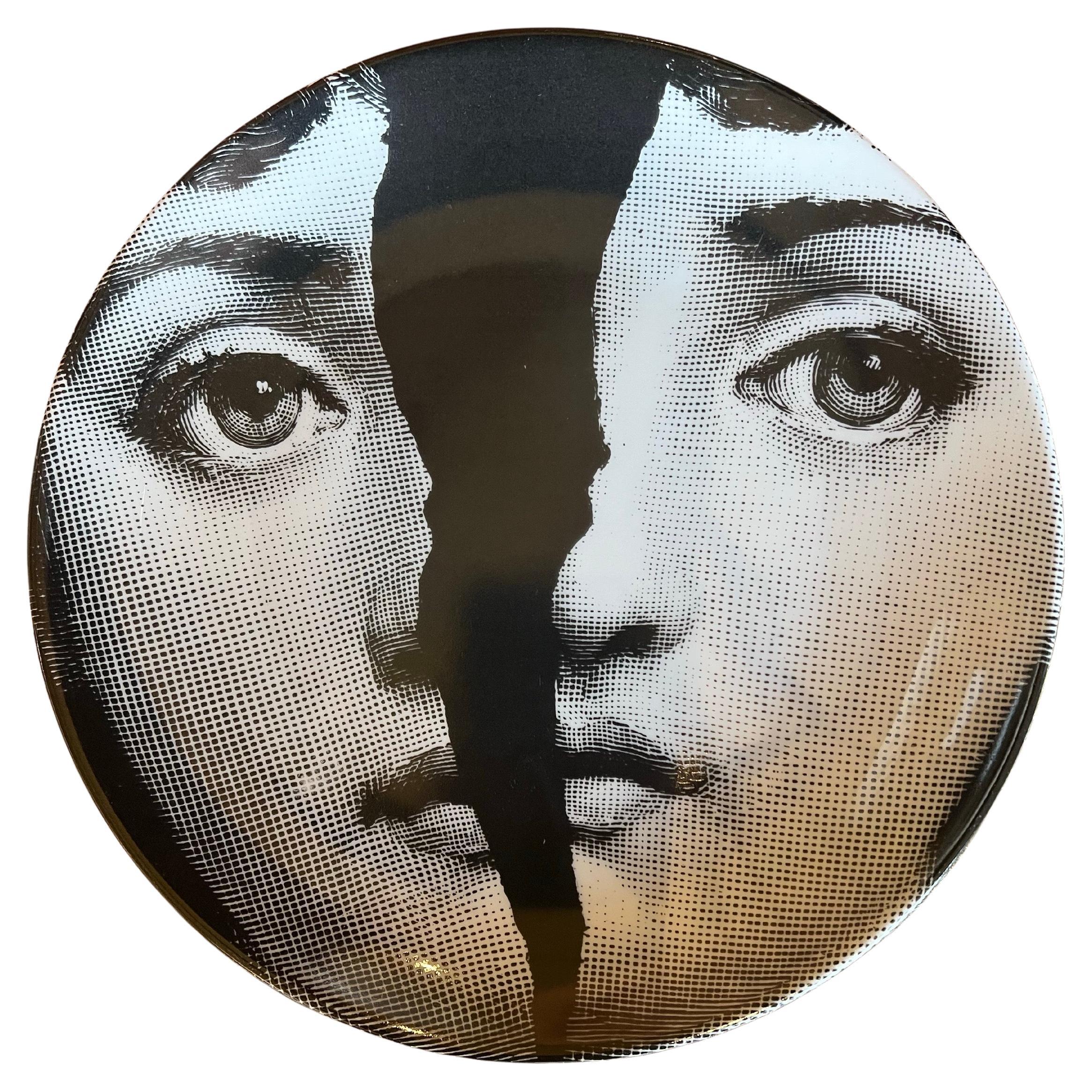 Vintage Piero Fornasetti Tema E Variazioni N 10 Surrealist Porcelain Plate Italy