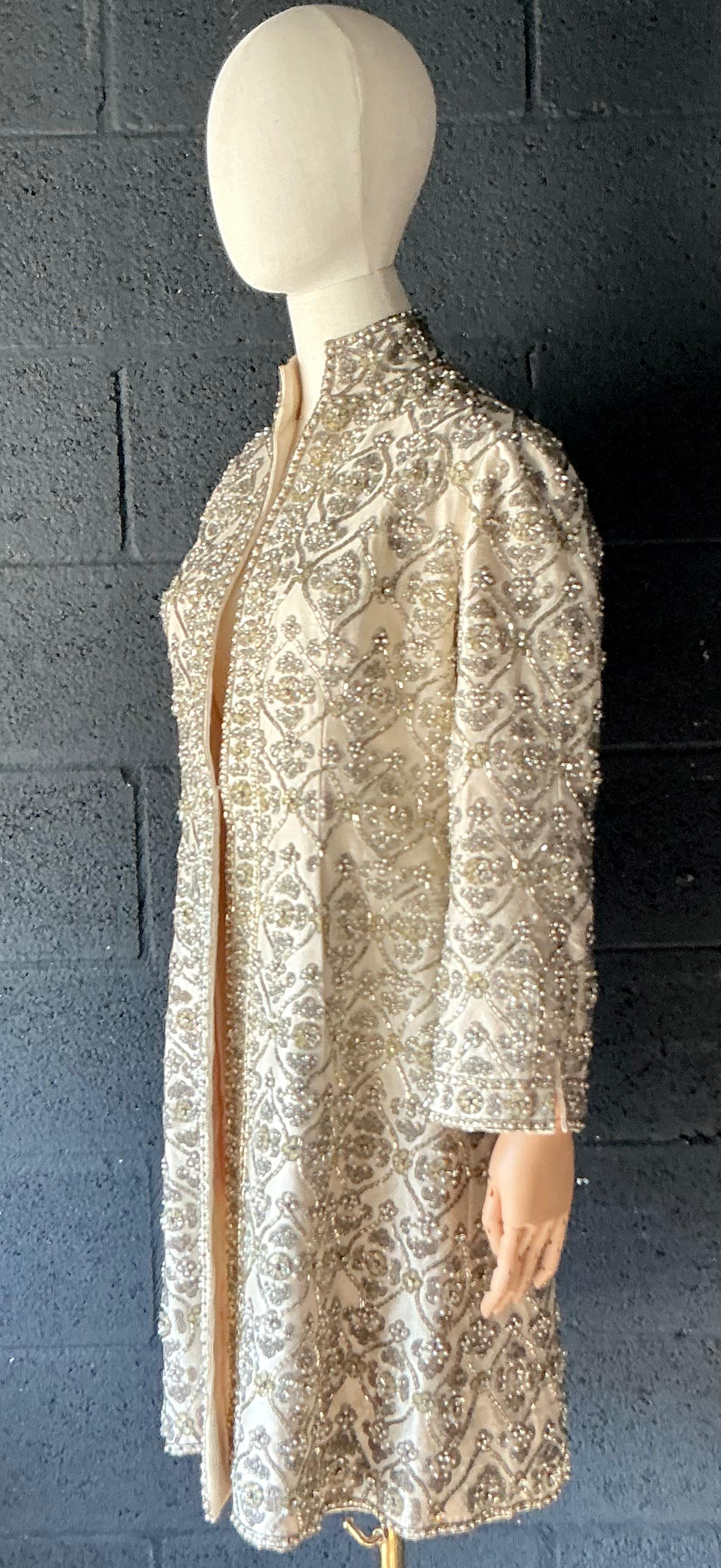 Cappotto vintage con perline di Pierre Balmain in vendita 6