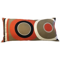 Vintage Pierre Balmain Silk and Linen Pillow