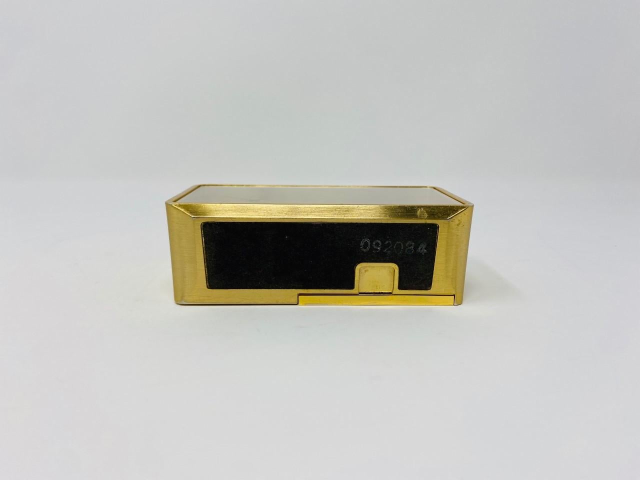 Brass Vintage Pierre Cardin Alarm Clock