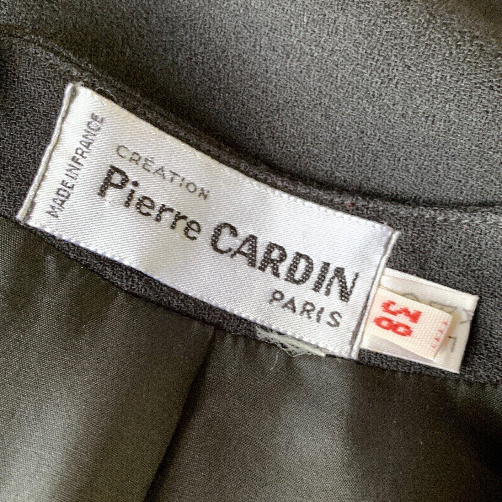 Vintage PIERRE CARDIN Paris Couture 1960s Two Piece Ensemble Skirt Jacket 38 For Sale 5