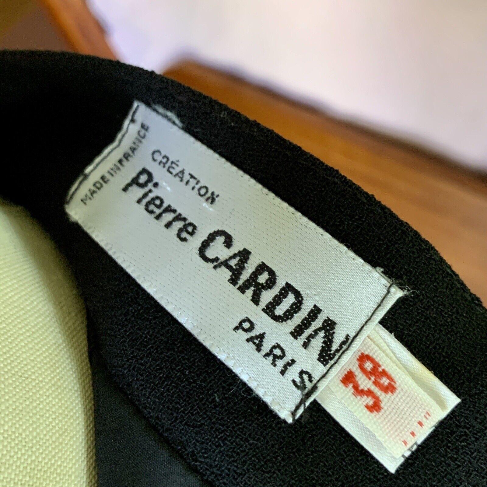 Vintage PIERRE CARDIN Paris Couture 1960er Jahre Zweiteiliges Ensemble Rock Jacke 38 im Angebot 6