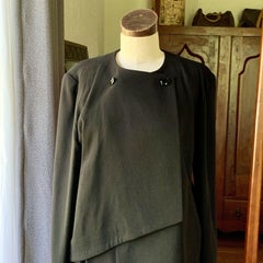 Vintage PIERRE CARDIN Paris Couture 1960s Two Piece Ensemble Skirt Jacket 38