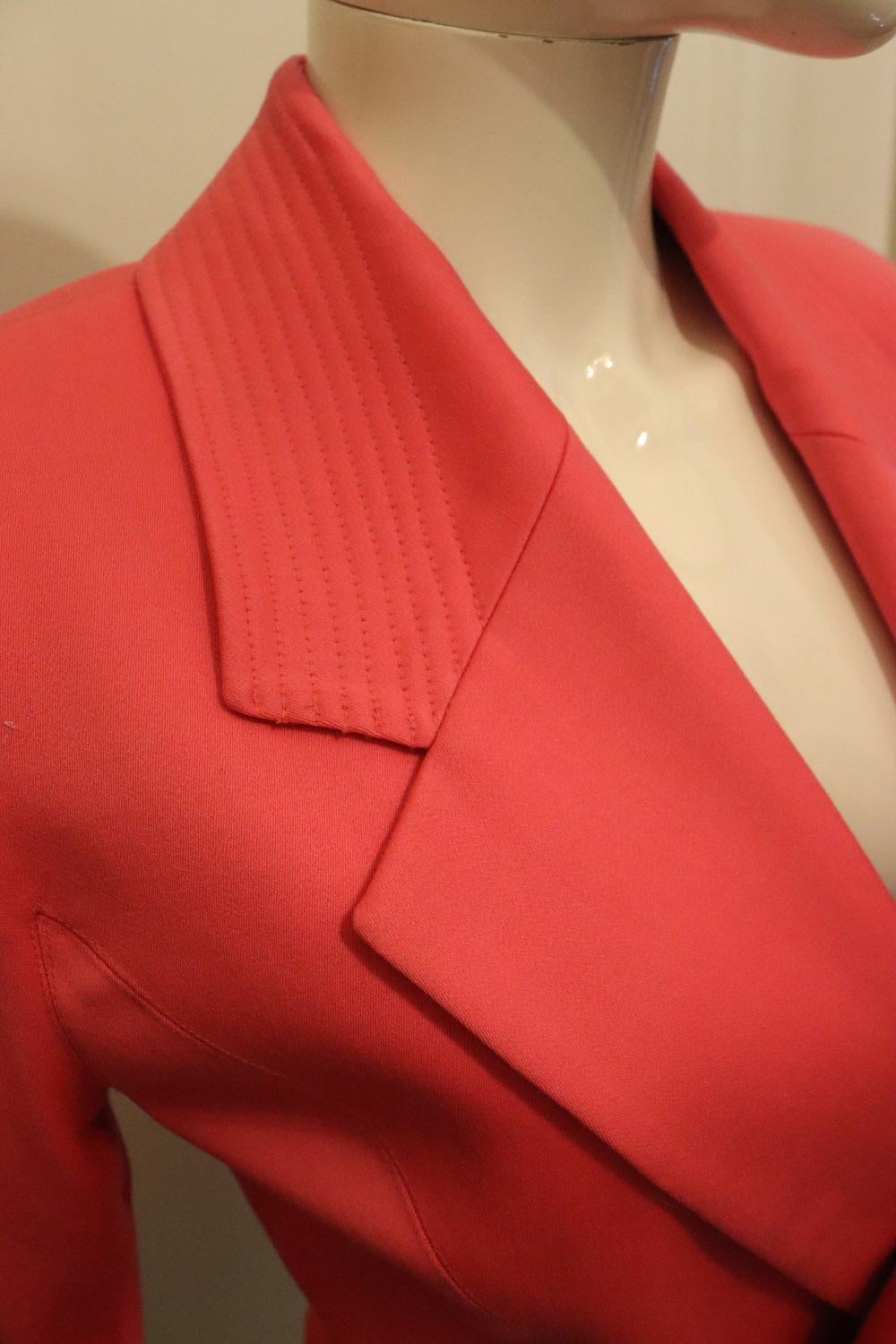 Vintage Pierre Cardin Pink Jacket For Sale 6