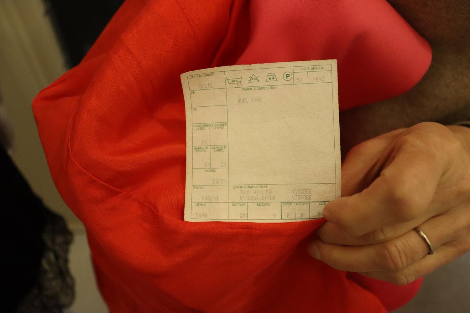 Vintage Pierre Cardin Pink Jacket In Good Condition For Sale In London, GB