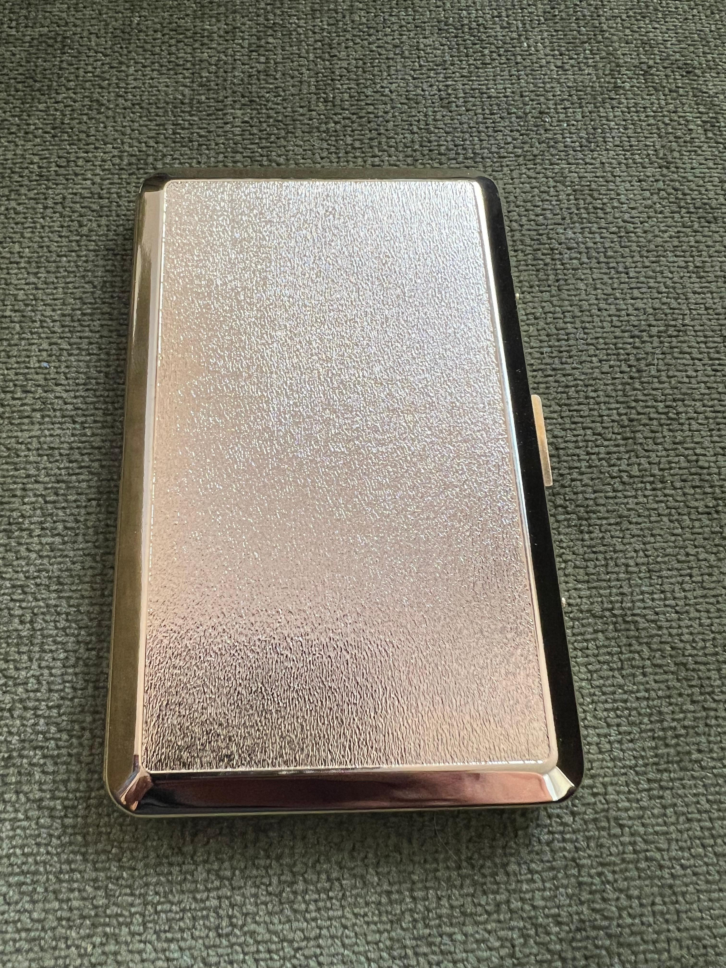 Vintage Pierre Cardin' Retro Cigarette Case & Lather Note Pad Set, Circa 1980s 3