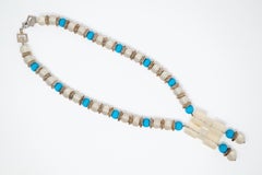 Vintage Pierre Cardin Runway Frosted Lucite Statement Necklace