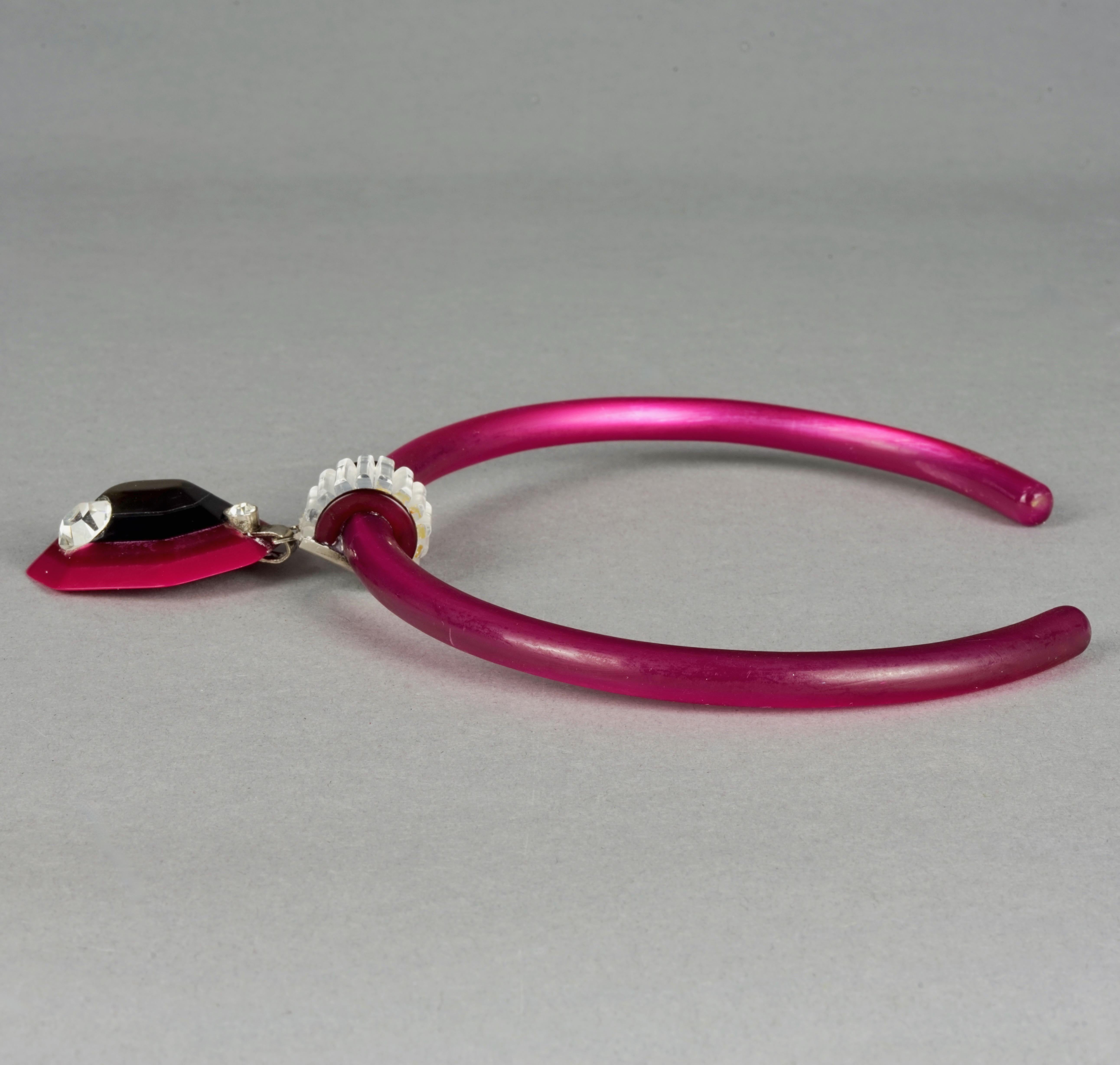 pink rhinestone necklace