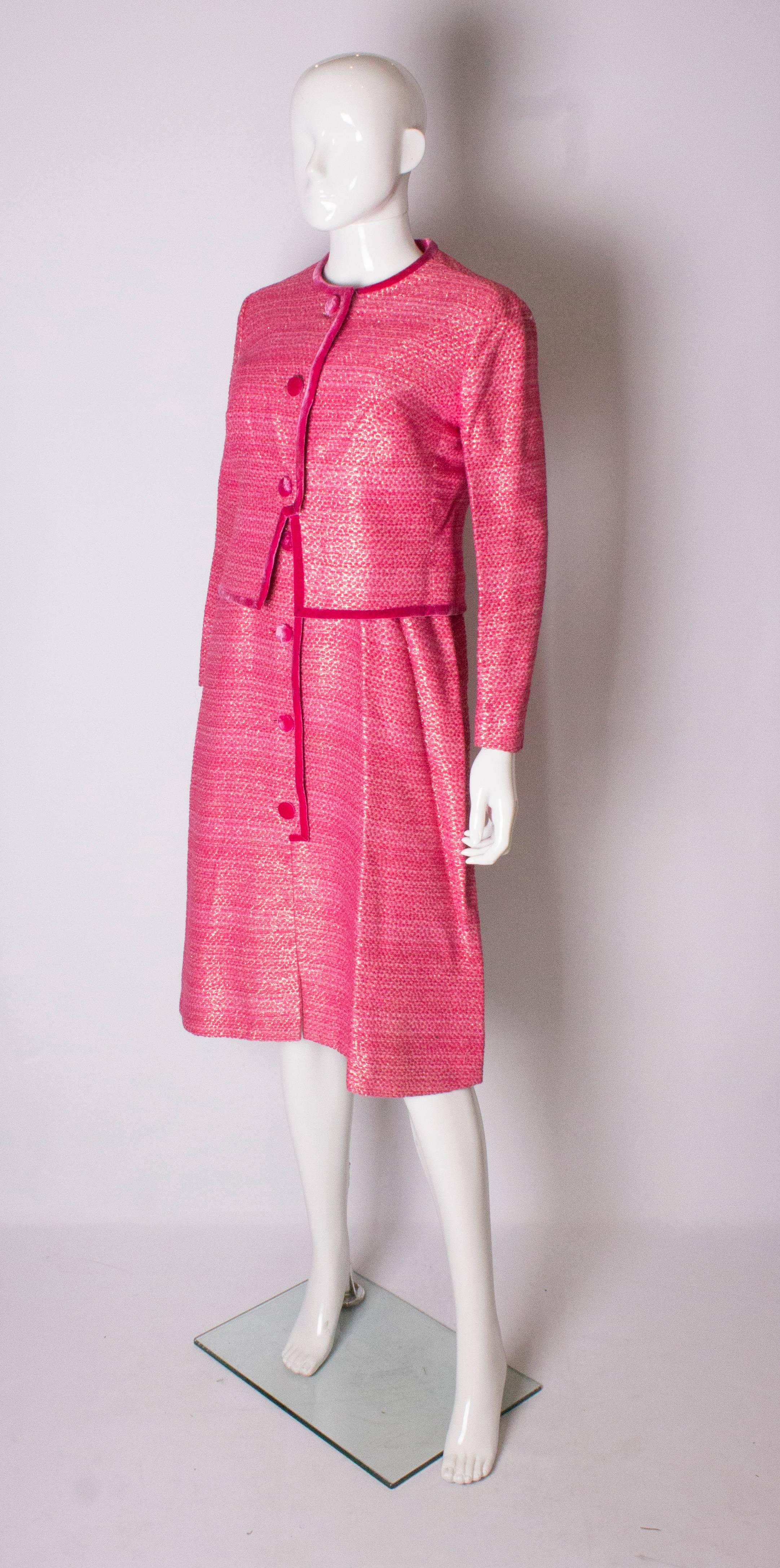hot pink dress coat