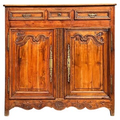 Vintage Pierre Deux Country French Carved Tall Cabinet