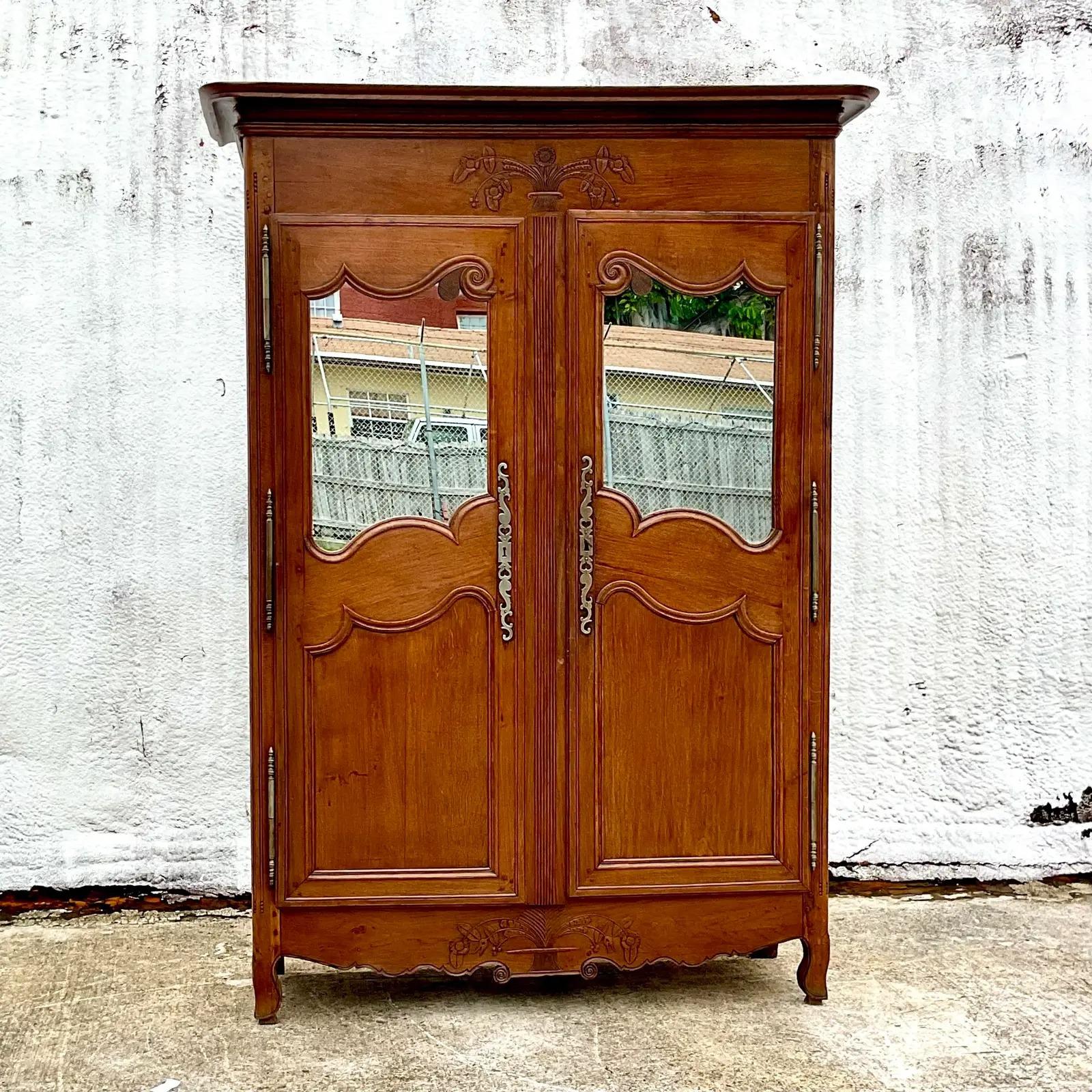 20th Century Vintage Pierre Deux Provence French Style Armoire