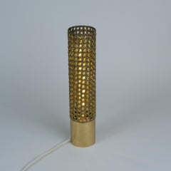 Vintage Pierre Forssell Table Lamp In Brass, Skultuna Sweden, 1950s