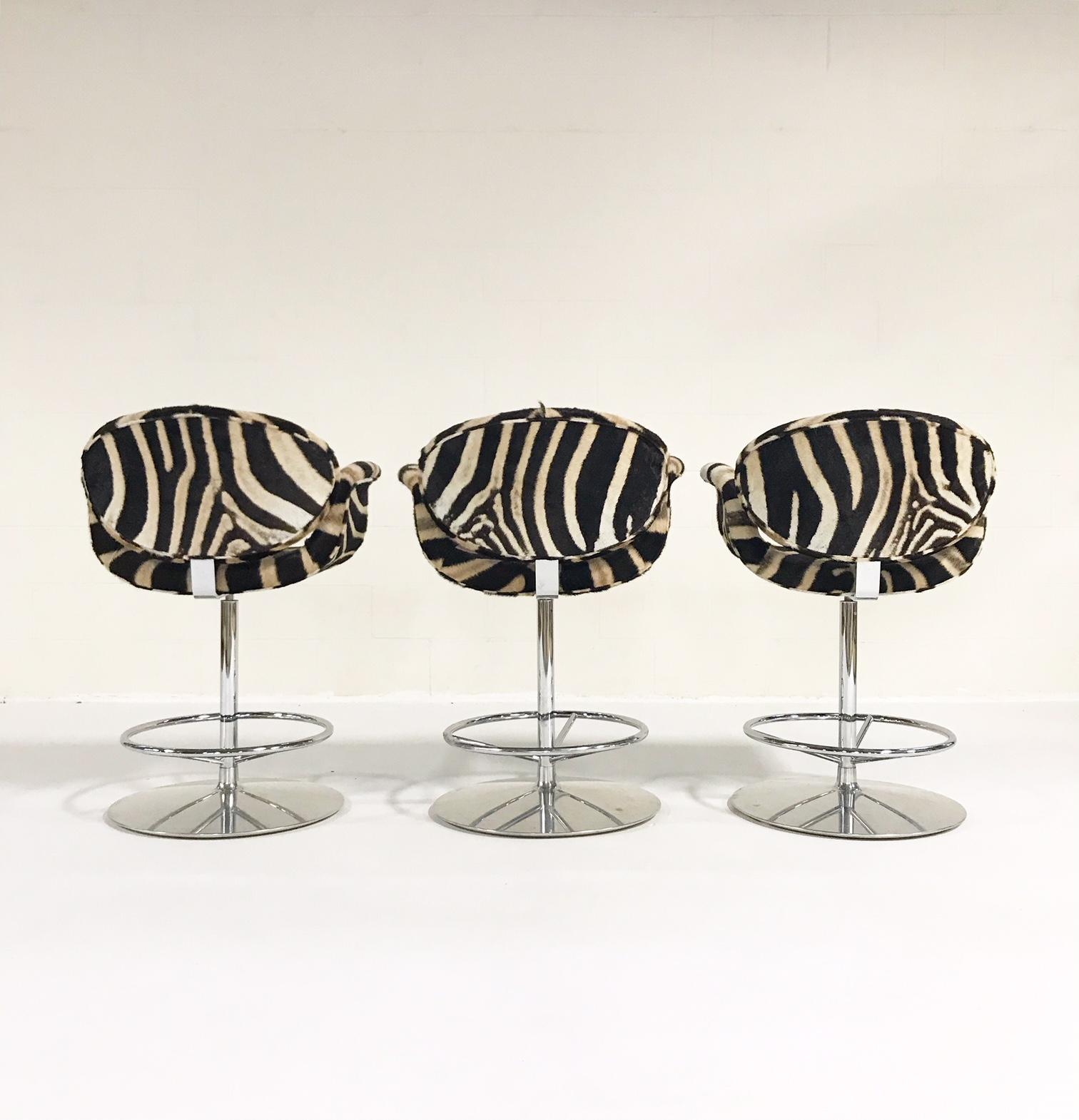 zebra print bar stools for sale