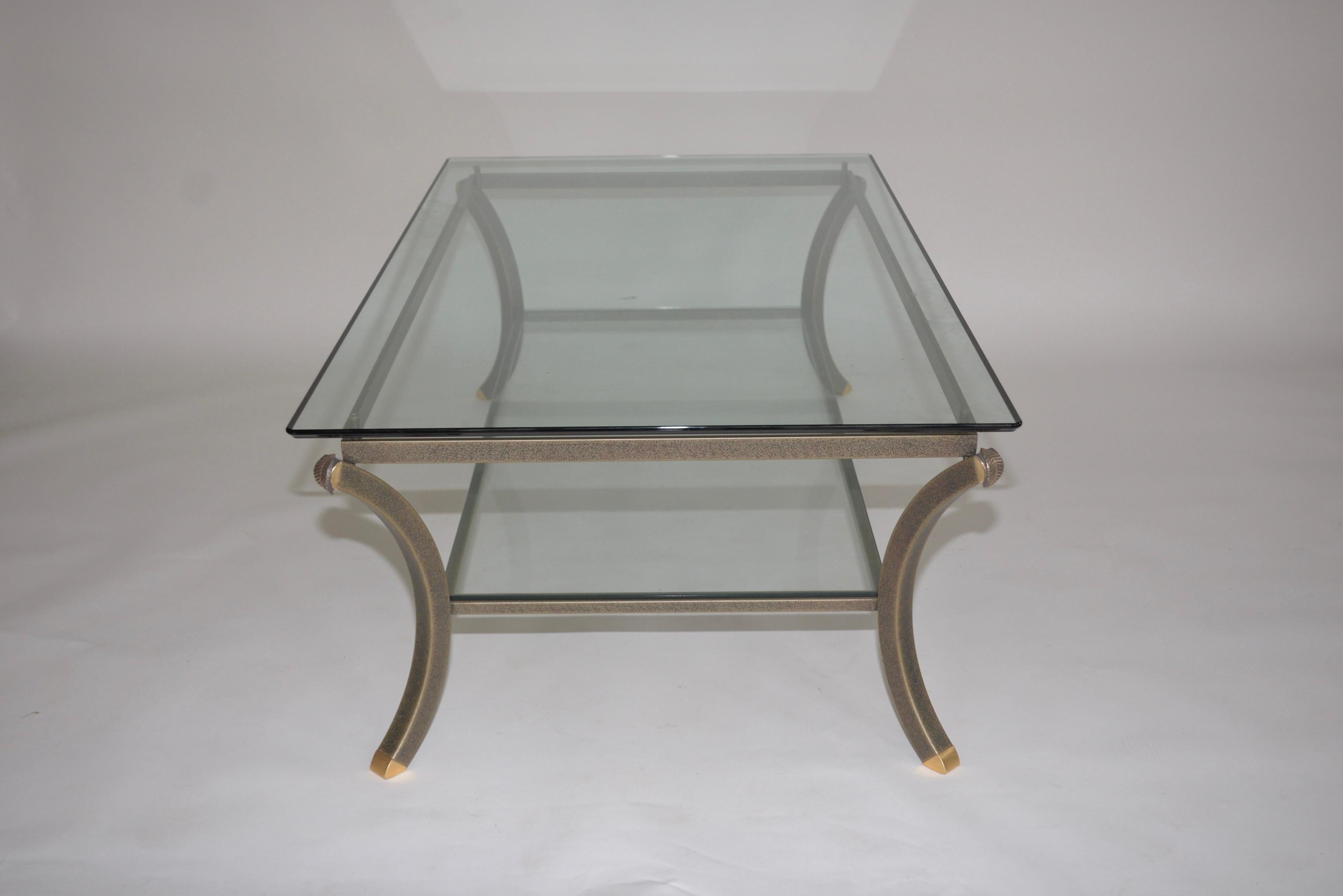 Beveled Vintage Pierre Vandel Coffee Table