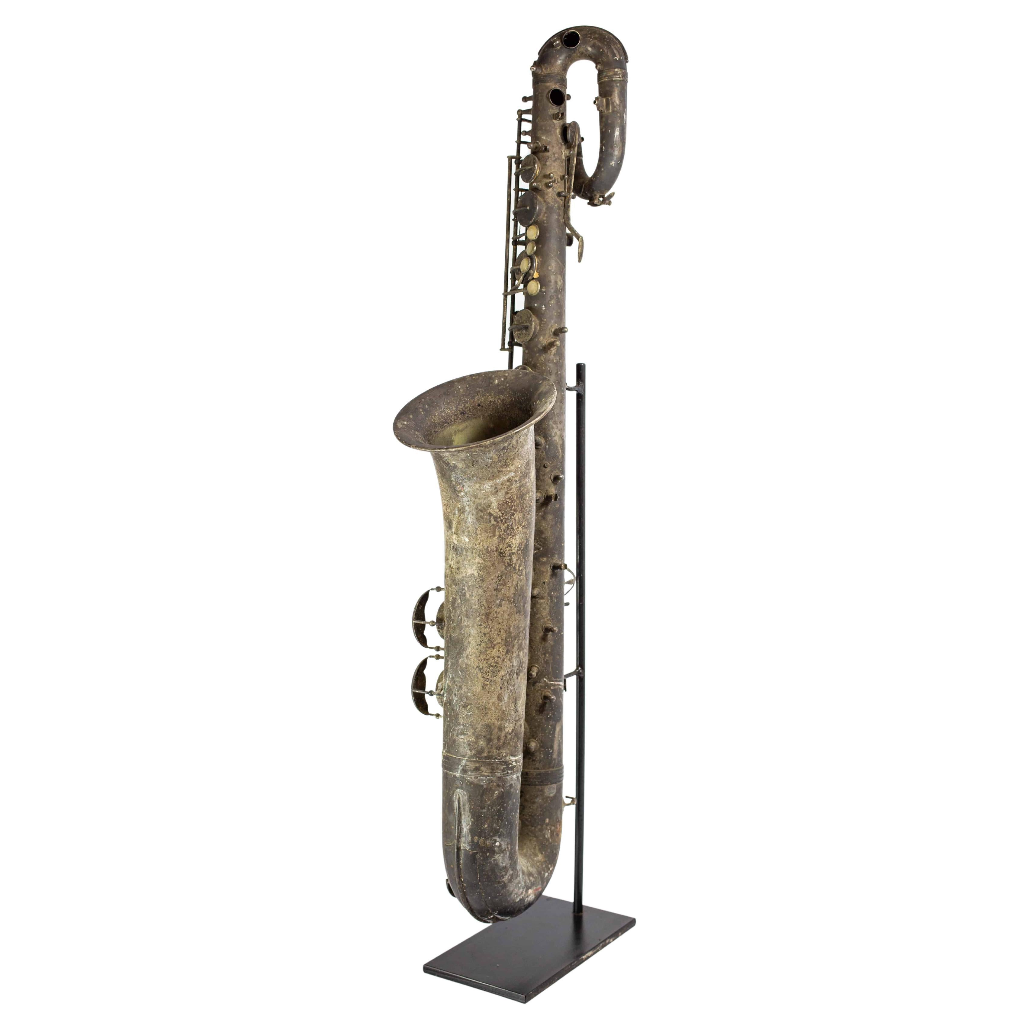 Vintage Selmer Brass Tenor Saxophone Bundy II For Sale at 1stDibs
