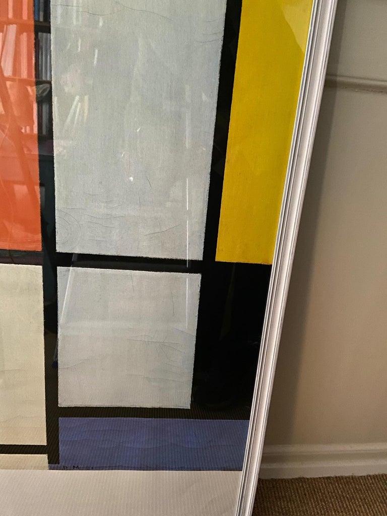 Vintage-Ausstellungsplakat des Piet Mondrian Kunstmuseum Basel, Schweiz, 1986 (Sonstiges) im Angebot