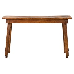 Antique Pig Bench Console