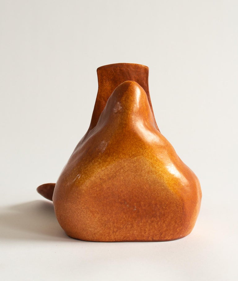 Vintage Pig in Porcelain as Decor for the Christmas Table, 19th Century