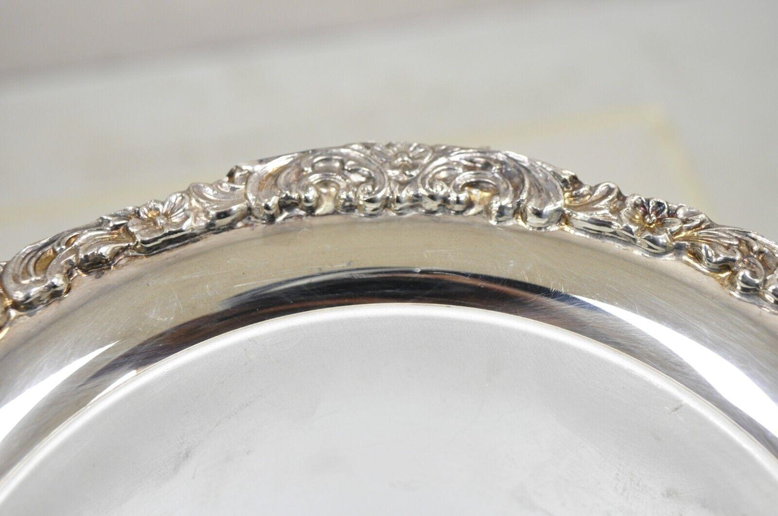 20th Century Vintage Pilgrim Regency Style Silver Plated Champagne Wine Chiller Ice Bucket