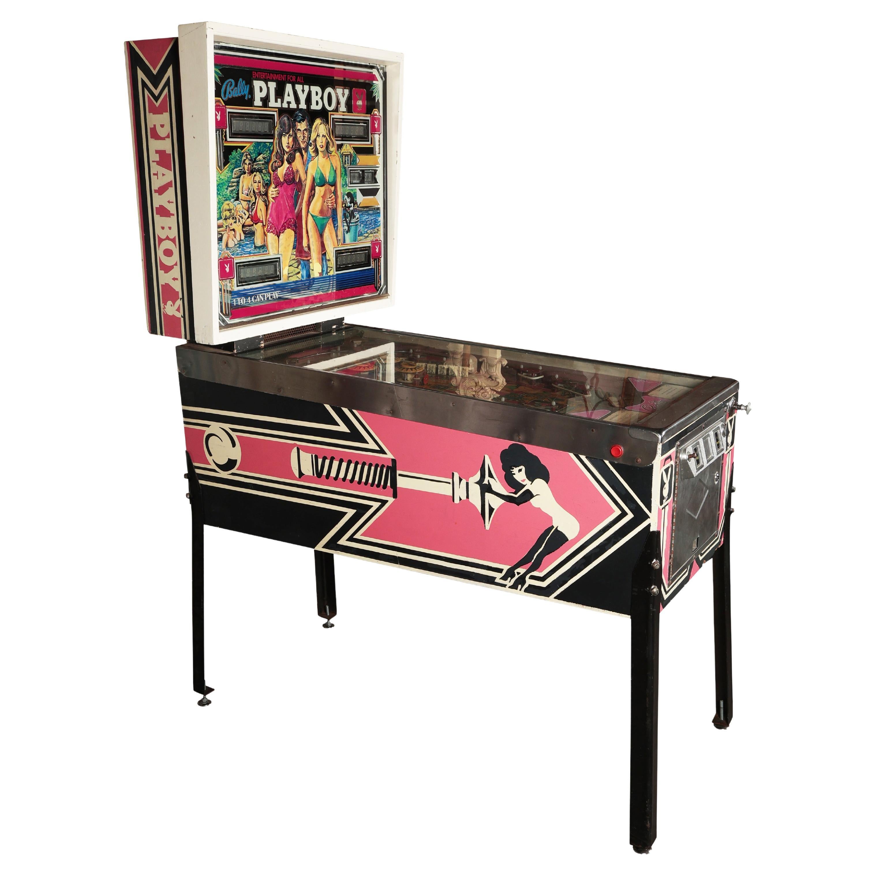 Vintage Pinball Machine Playboy Games Room 1978 Bally For Sale