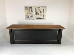 Vintage Pine and Oak Haberdashery Shop Counter Kitchen Island Waiter Station