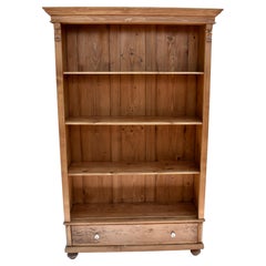 Vintage Pine Bookcase from Armoire, circa 1930