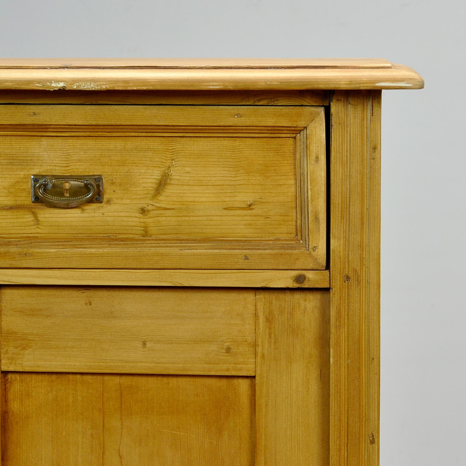 Rustic Vintage Pine Cabinet, 1930's For Sale