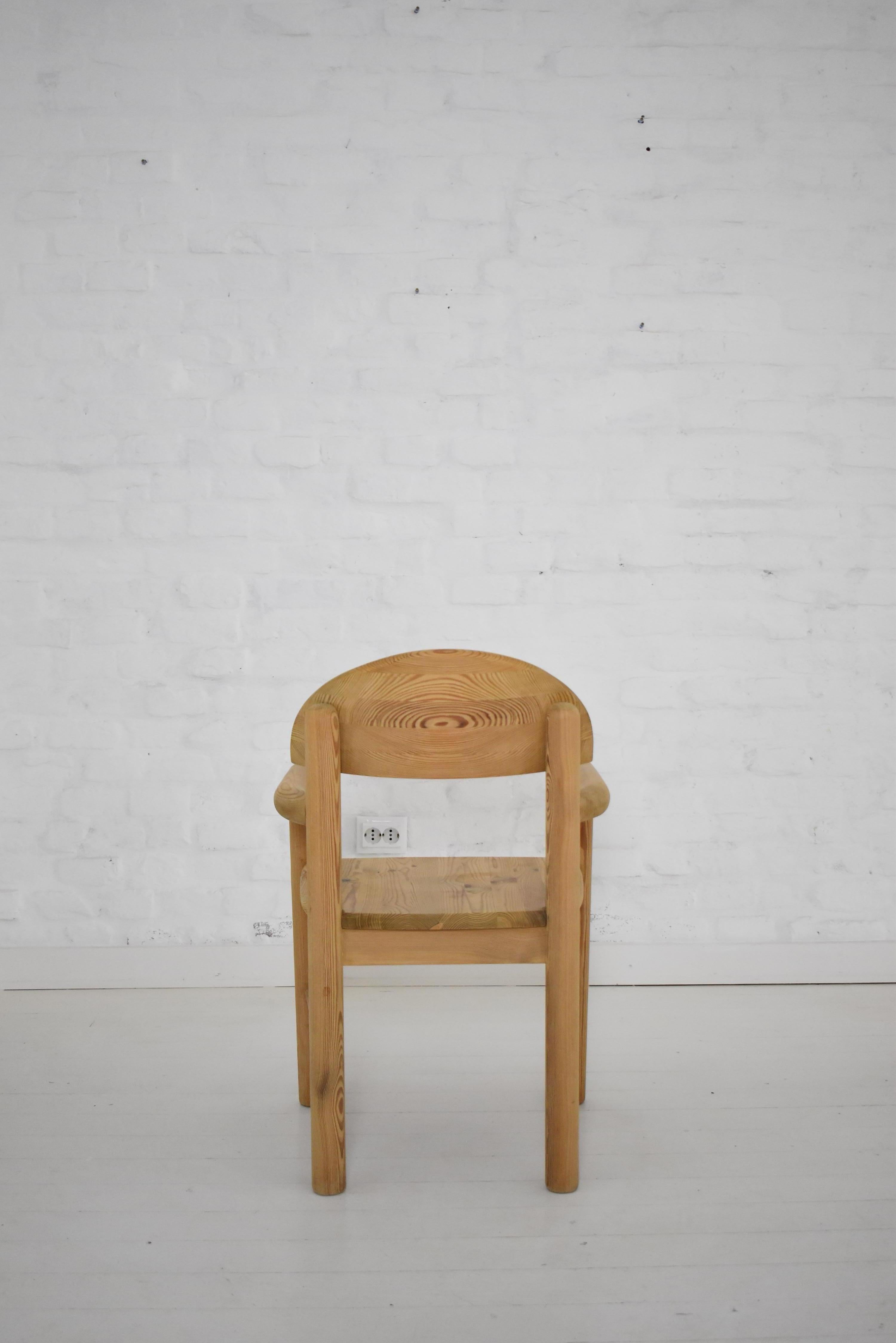 Danish Vintage Pine Carver Chair by Rainer Daumiller, Denmark, 1970