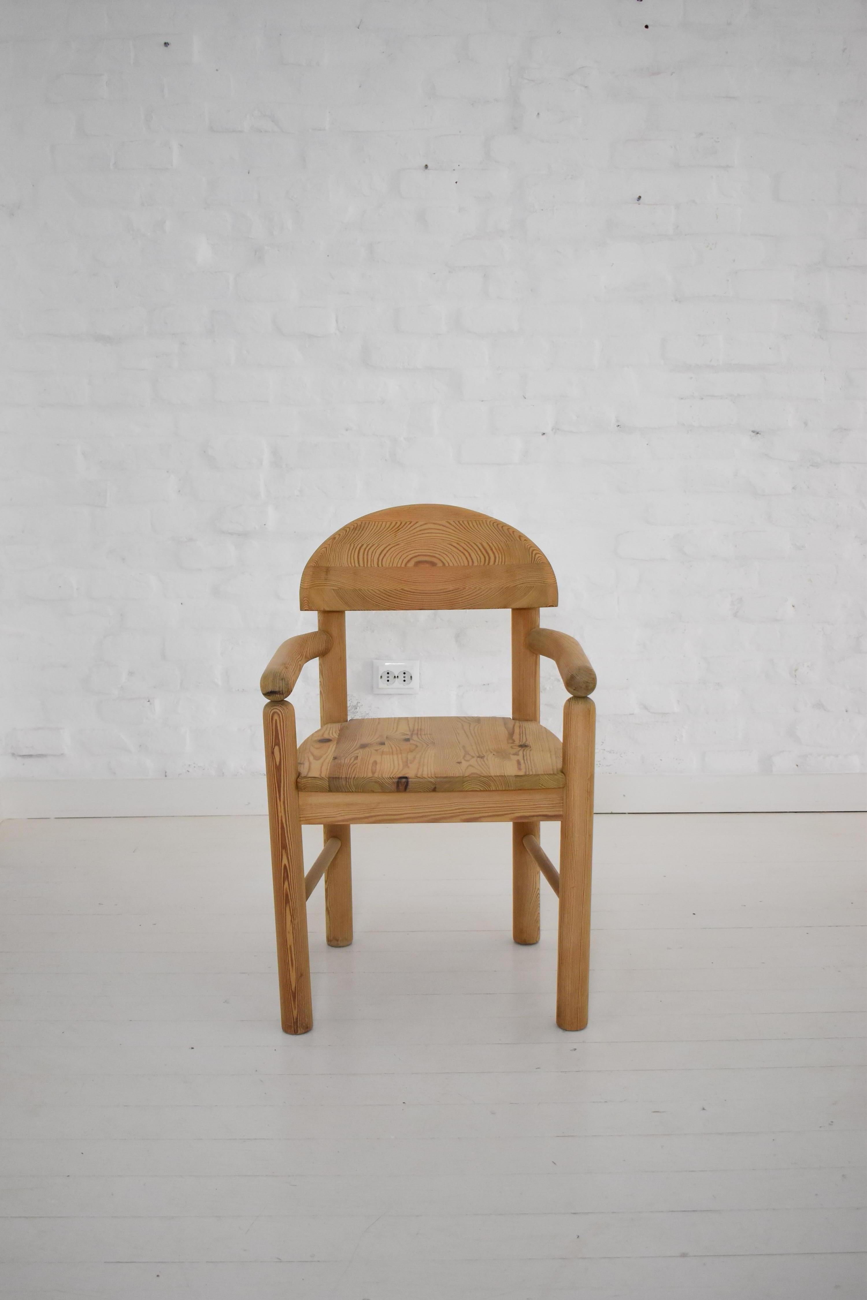 Vintage Pine Carver Chair by Rainer Daumiller, Denmark, 1970 2
