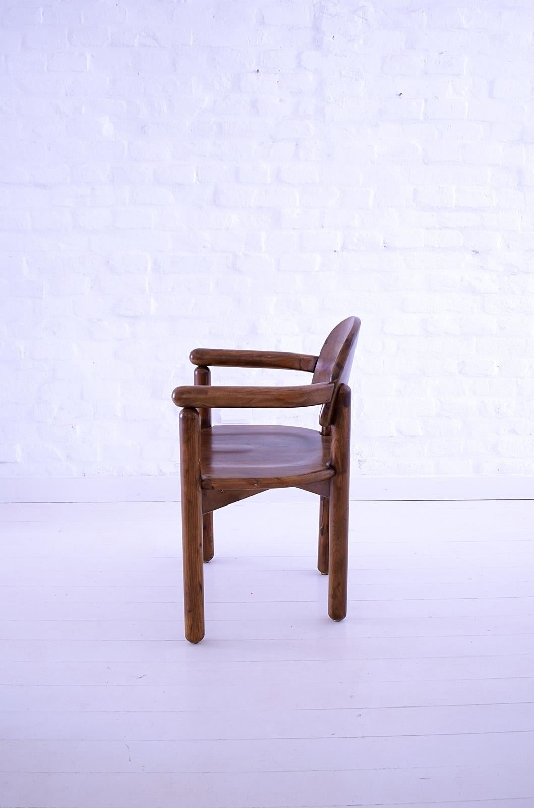 20th Century Vintage Pine Carver Dining Chair by Rainer Daumiller, Denmark, 1970