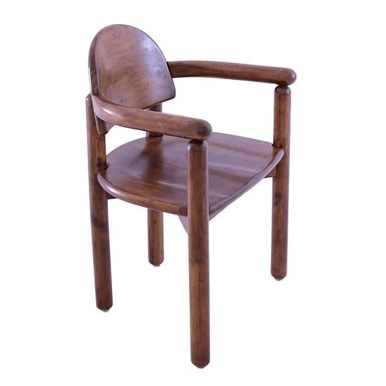Vintage Pine Carver Dining Chair by Rainer Daumiller, Denmark, 1970