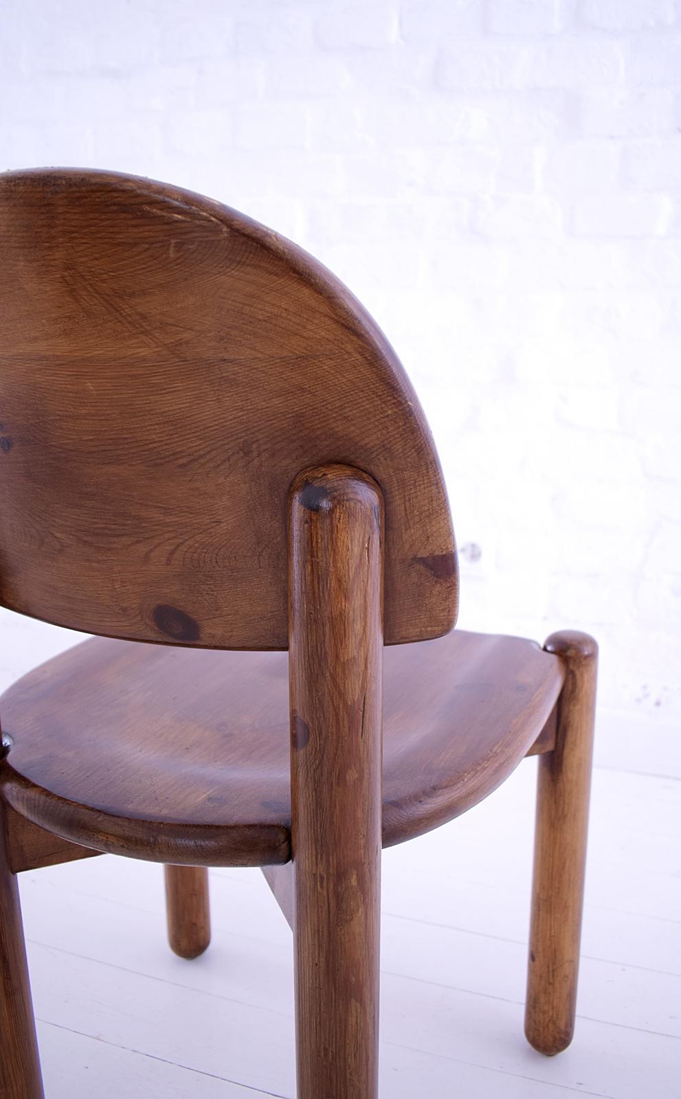 Vintage Pine Chair by Rainer Daumiller, Denmark, 1970 5