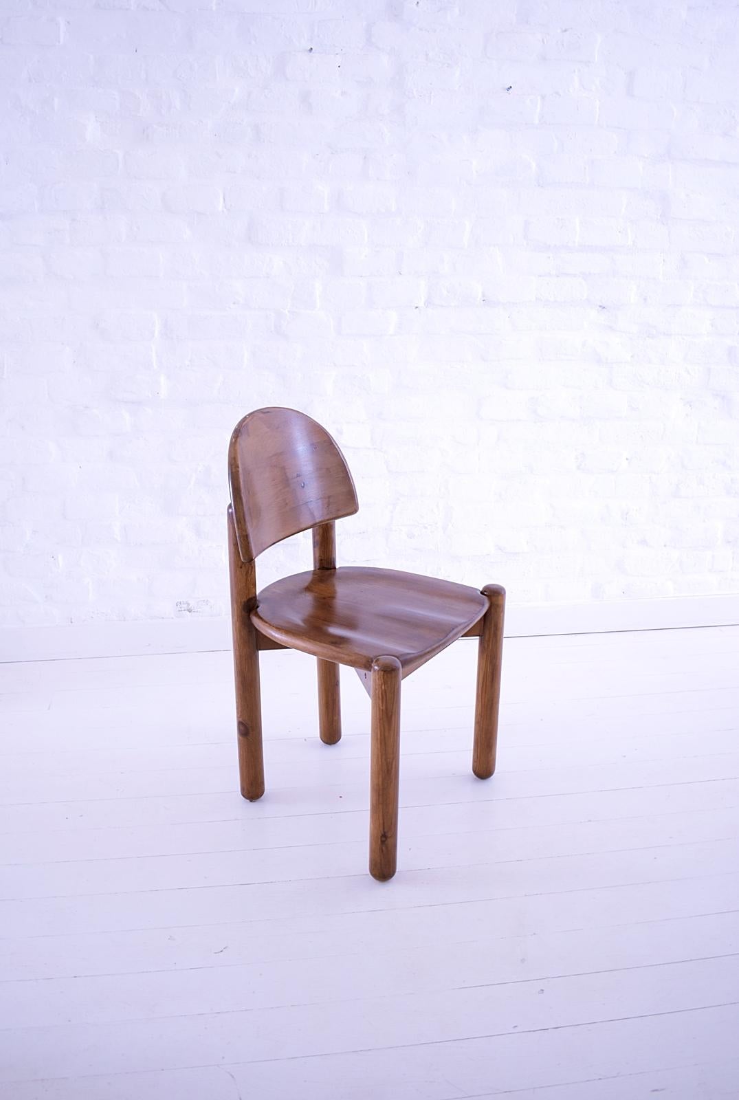 Scandinavian Modern Vintage Pine Chair by Rainer Daumiller, Denmark, 1970