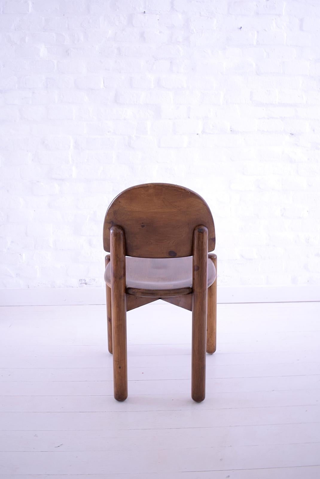Vintage Pine Chair by Rainer Daumiller, Denmark, 1970 In Good Condition In Debrecen-Pallag, HU