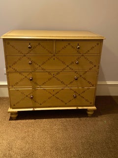 Vintage Pine Hand Painted Dresser