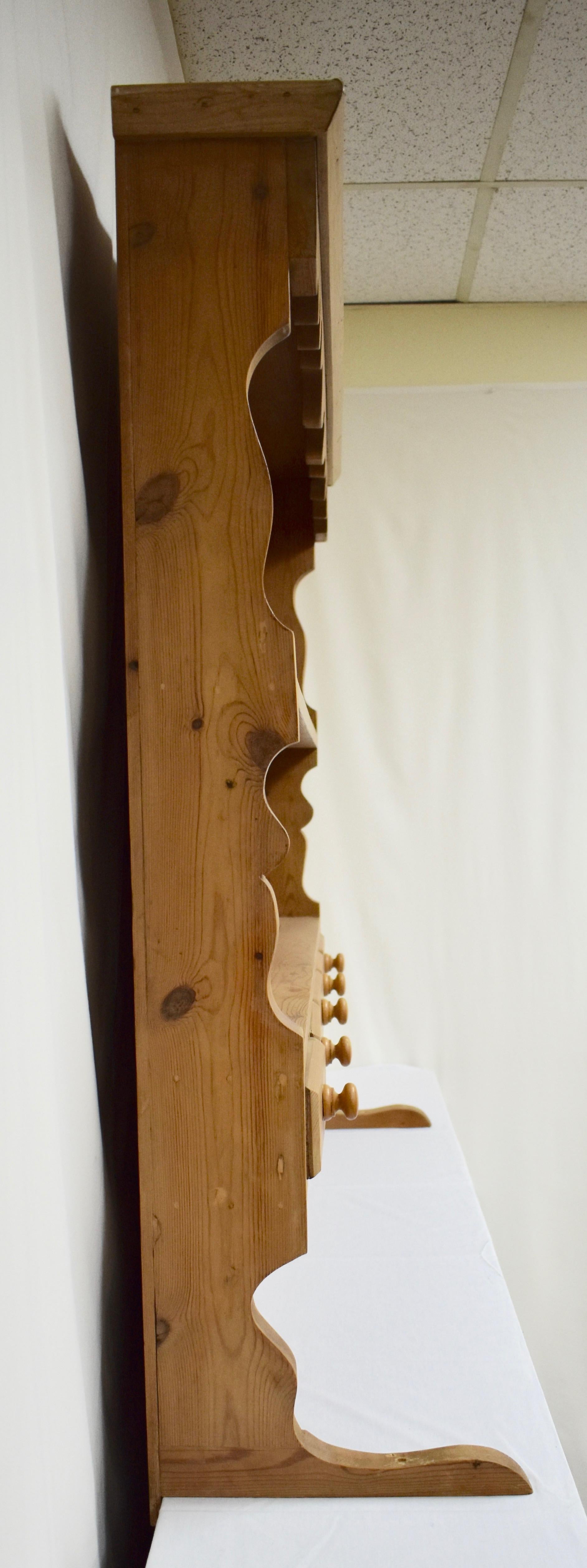 open shelf spice rack