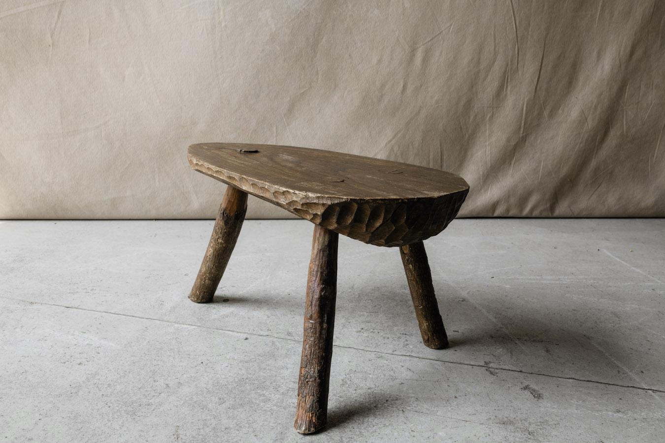 Mid-20th Century Vintage Pine Side Table from France, circa 1960