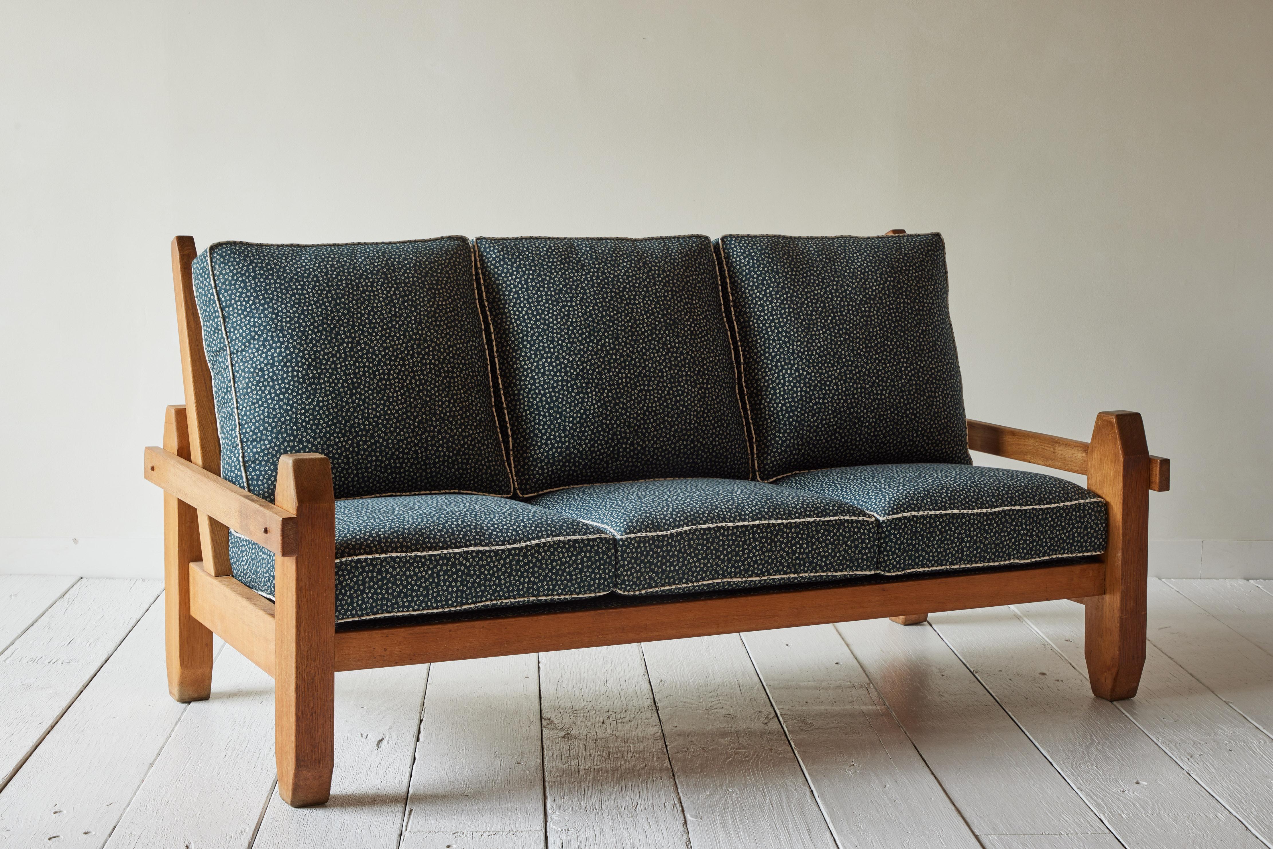 Modern Vintage Pine Sofa in the Style of Ate van Apeldoorn